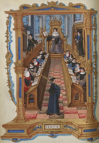 Ärzte an der Universität von Paris von Etienne Colaud, aus Chants Royaux, 1537 von Georgia Levan Ramishvili from Tbilisi