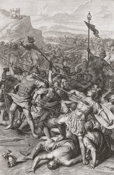 Die Schlacht Israels gegen die Amalekiter. von Gerard (after) Hoet