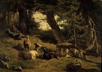 Schweizer Landschaft von Gerard Bilders