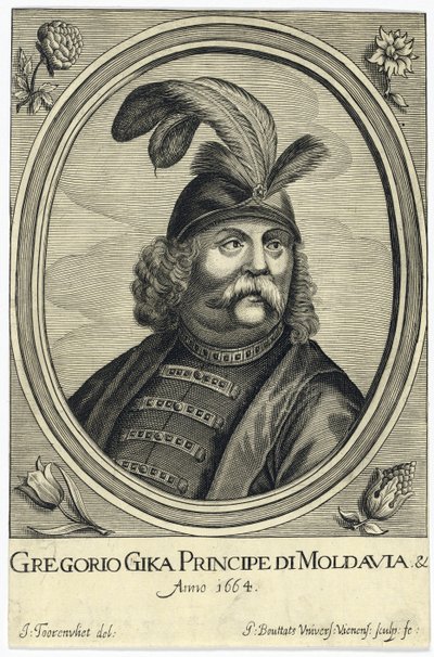 Grigore I Ghica (Ghika) (1628-1675), Fürst der Walachei von Gerard Bouttats