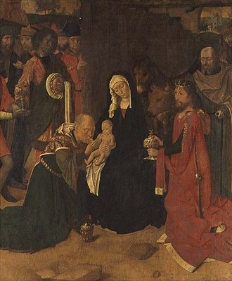 Anbetung der Könige, ca. 1490 von Gerard David