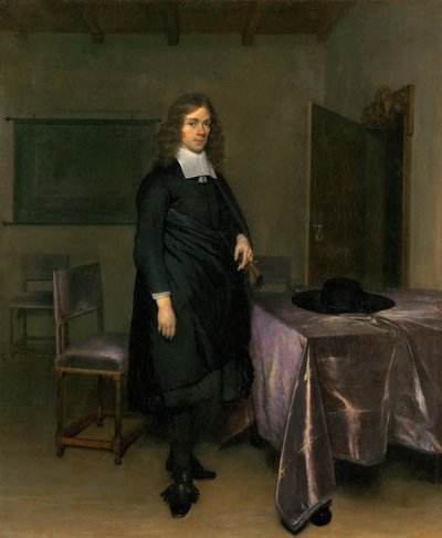 Porträt eines Mannes von Gerard Ter Borch the Younger