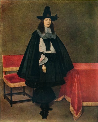 Porträt eines jungen Mannes, um 1663 von Gerard Terborch II