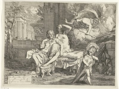 Merkur befiehlt Kalypso, Odysseus gehen zu lassen von Gerard de Lairesse