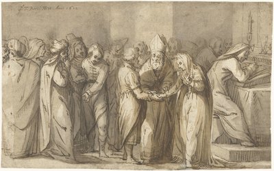 Die Trauung der Jungfrau Maria von Gerard ter Borch