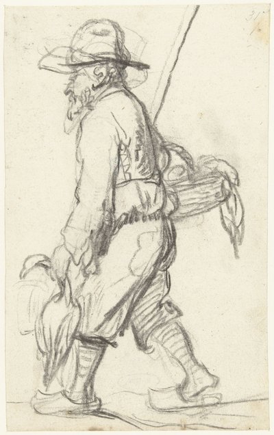 Jäger mit einem Korb voller Enten von Gerard ter Borch (II) (possibly)