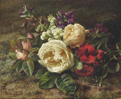 Ein Sommerstrauß von Gerardina Jacoba van de Sande Bakhuyzen