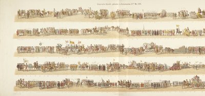 Historische Parade, gehalten in Rotterdam am 21. Mai 1874 von Gerardus Johannes Bos