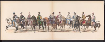 Maskerade der Leidener Studenten, 1870 (Platte 10) von Gerardus Johannes Bos
