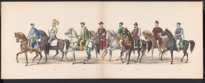 Maskerade der Leidener Studenten, 1870 (Platte 13) von Gerardus Johannes Bos