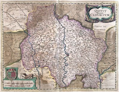 Cahors, Frankreich (Stich) von Gerardus Mercator