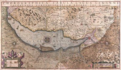 Genfersee, Schweiz von Gerardus Mercator