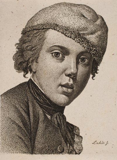 Jens Juel, nach Juels Selbstporträt von 1767 von Gerhard Ludvig Lahde