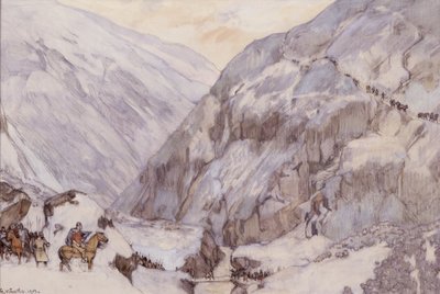 König Sverre am Vårstien (Drivdalen) von Gerhard Peter Frantz Vilhelm Munthe