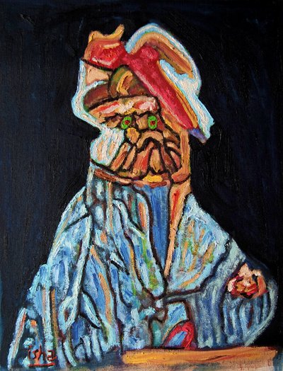 Olivenäugiger Hundeschamane von Gerhardt Isringhaus