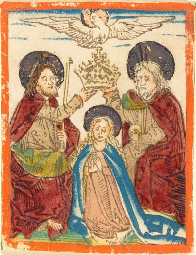 Die Krönung der Jungfrau von German 15th Century