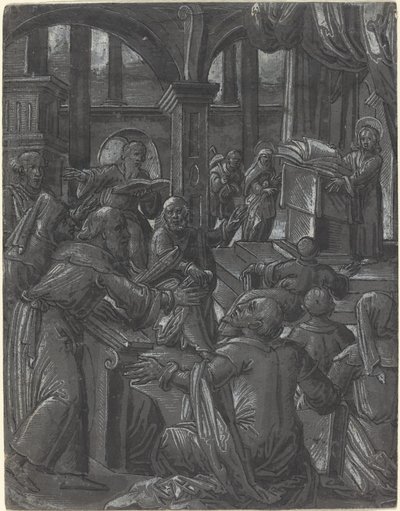 Christus im Disput mit den Doktoren von German 16th Century