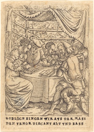 Liblich singen wir aus der Messe den Tenor Diskant Alt und Bass von German 16th Century