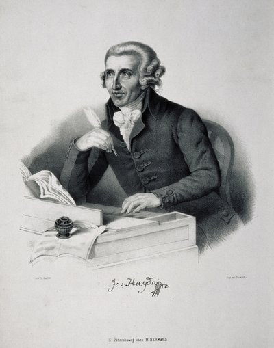 Porträt des Komponisten Joseph Haydn 1732-1809 von German Master