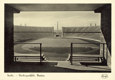 Das Olympiastadion, Reichssportfeld, Berlin von German Photographer