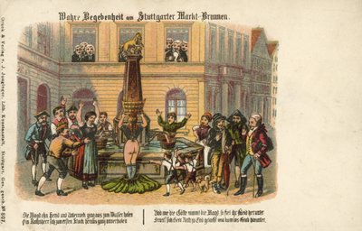Eine wahre Geschichte am Stuttgarter Marktbrunnen von German School