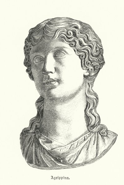 Agrippina die Ältere, Ehefrau des römischen Generals Germanicus und Mutter des Kaisers Caligula von German School