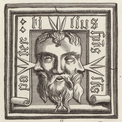 Amulett. Illustration für Bilder-Atlas von German School