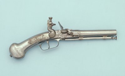 Eine ganzstahlige Steinschlosspistole, Jan Cloeter a Grevenbroich, ca. 1660 von German School