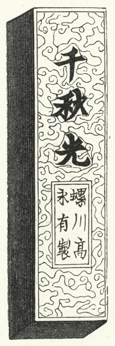 Alte chinesische Schriftzeichen (Stich) von German School