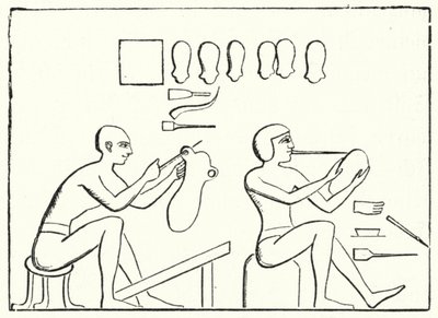 Altägyptische Schuhmacher von German School