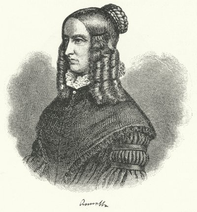 Annette von Droste-Hülshoff, deutsche Schriftstellerin und Komponistin (Stich) von German School