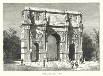 Konstantinsbogen, Rom von German School