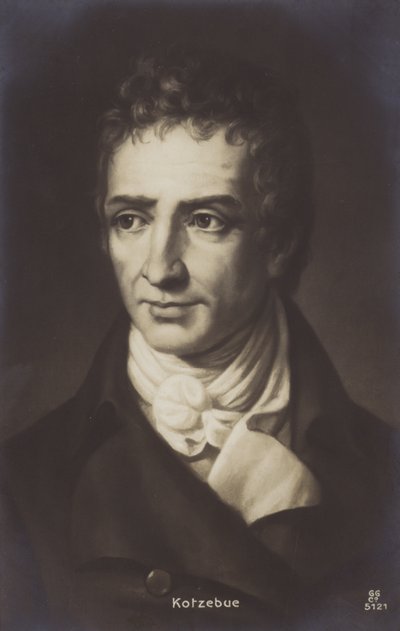 August Kotzebue (1761-1819), deutscher Dramatiker und Schriftsteller von German School