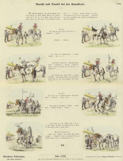 Barthl und Donisl in der Kavallerie von German School
