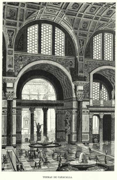 Caracalla-Thermen, Rom von German School
