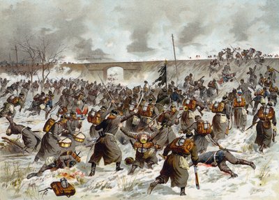Schlacht von Amiens, Deutsch-Französischer Krieg, 23. Dezember 1870 von German School