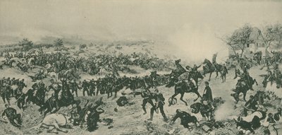 Schlacht bei Wörth, Deutsch-Französischer Krieg, 6. August 1870 von German School