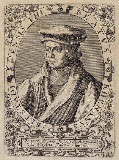 Beatus Rhenanus, deutscher Humanist, Gelehrter und religiöser Reformer von German School