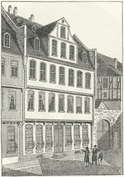 Geburtsort des deutschen Schriftstellers und Staatsmanns Johann Wolfgang von Goethe, Frankfurt, Deutschland von German School