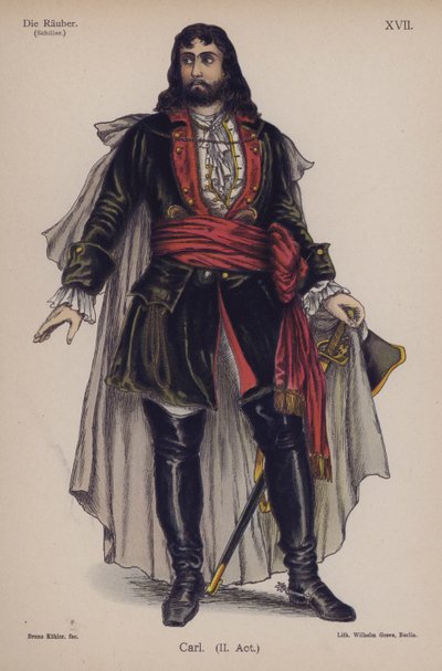 Carl, aus Die Räuber von Friedrich Schiller von German School
