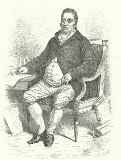 Charles James Fox, englischer Whig-Politiker (Stich) von German School
