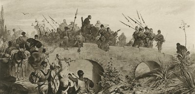 Karl V. geht nach Yuste (Fotogravur) von German School