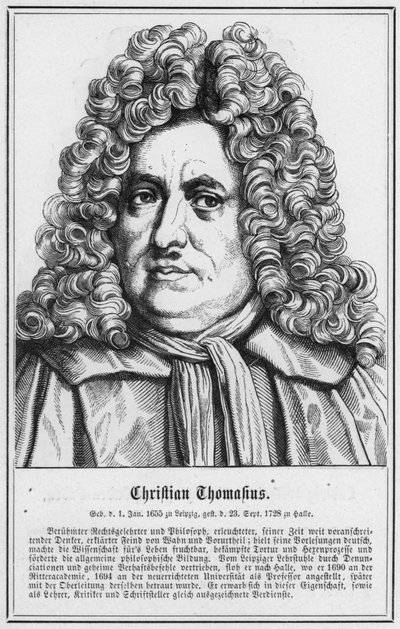 Christian Thomahus (Gravur) von German School