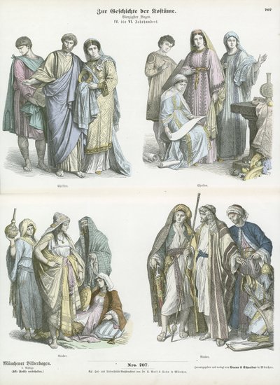 Christen und Araber, 4.-6. Jahrhundert von German School