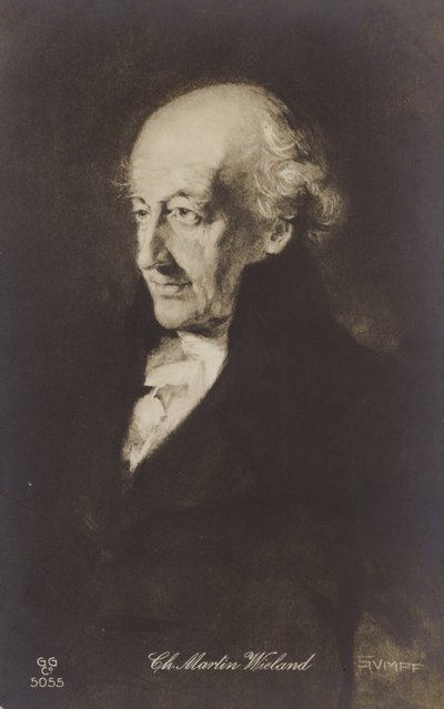 Christoph Martin Wieland (1733-1813), deutscher Dichter, Schriftsteller und Übersetzer von German School