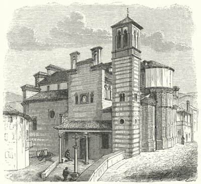 Kirche von Santiago del Arrabal, Toledo, Spanien von German School