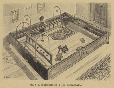 Zusammenklappbares Kinderspielhaus von German School