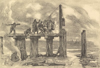 Bau einer Brücke über die Putna von German School