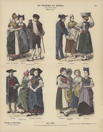Kostüme aus dem Elsass von German School