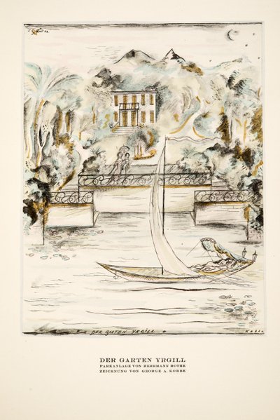 Der Garten Yrgill, aus Styl, veröffentlicht 1922 von German School